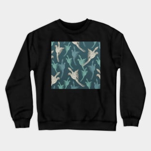 Bird pattern Crewneck Sweatshirt